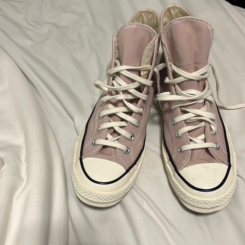 Mauve pink high top chucks